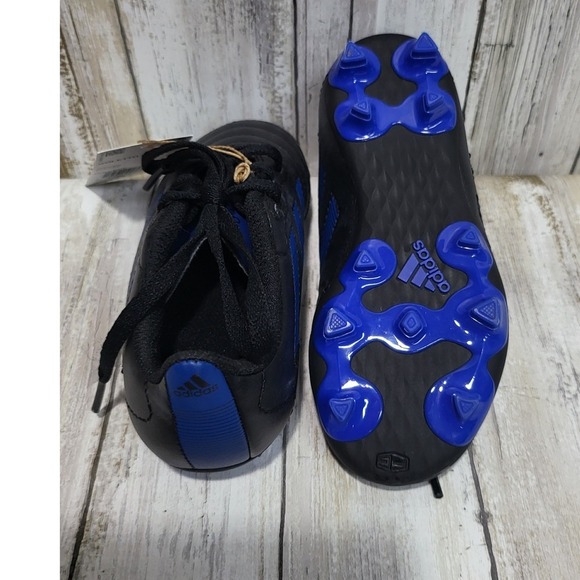 Adidas Goletto VIII FG J Soccer Cleats Black/Royal Blue GX6906 Youth - Picture 5 of 8